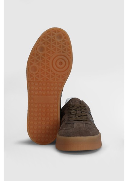 Davıd Erkek Deri Sneaker Ayakkabı Kum indirimleri