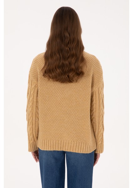 Kadın Petrol Kazak /triko 50310215-VR151 indirimleri