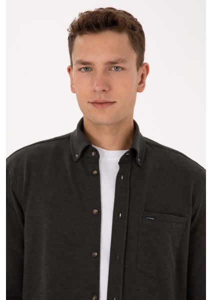 Erkek Haki Gömlek Örme 50308469-VR027 fiyatları