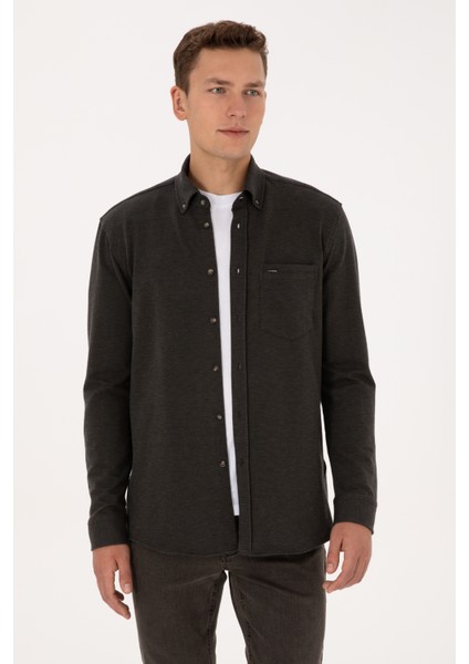 Erkek Haki Gömlek Örme 50308469-VR027 modelleri