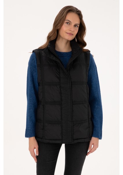 Kadın Siyah Yelek (Dokuma) 50308632-VR046 modelleri