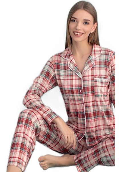 Amaray Tasarım Uzun Kollu Kadın Pijama Takımı Yumuşak Dokulu ve Şık S/2xl fiyatları