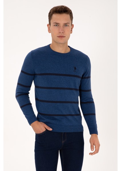 Erkek Açık Lacivert Kazak /triko 50314976-VR059 modelleri