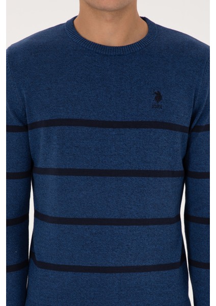 Erkek Açık Lacivert Kazak /triko 50314976-VR059