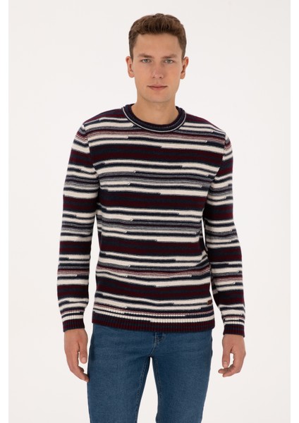 Erkek Mürdüm Kazak /triko 50308332-VR074