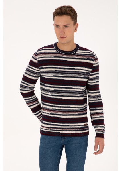 Erkek Mürdüm Kazak /triko 50308332-VR074 modelleri