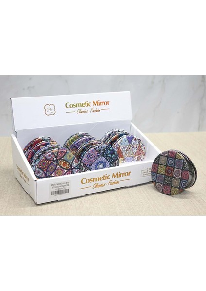 Taşlı El Aynası Yuvarlak İnce fiyatları