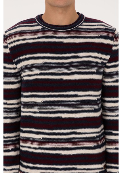 Erkek Mürdüm Kazak /triko 50308332-VR074