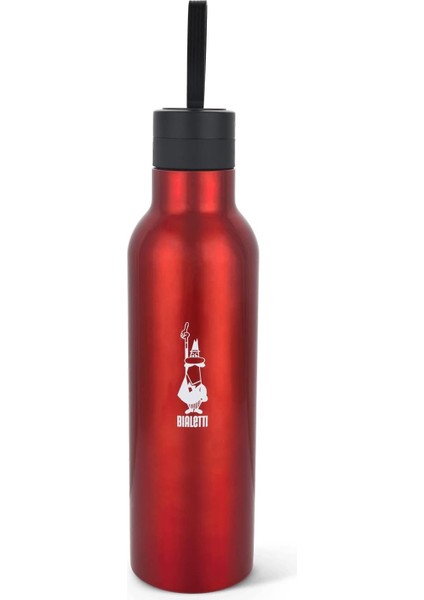- Şişe - 750ML - Kırmızı Renk - Paslanmaz Çelik - Çift Katmanlı - 12 Saat 24 Saat Soğuk Tutar - Hava Geçirmez Vidalı Kapak Özelliği - Özel Silikon Conta Sayesinde Sızdırmaz Şişe