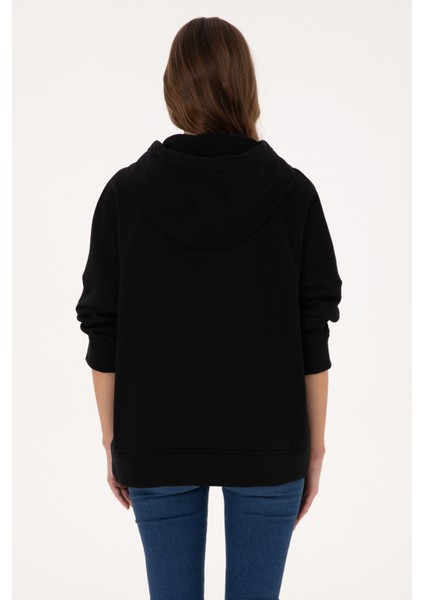 Kadın Siyah Sweatshirt 50314938-VR046 indirimleri