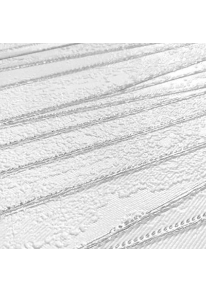 4 Adet, 70X70CM 0,50M² Gümüş Beyaz Çizgiler Kendinden Yapışkanlı Estetik 3D Duvar Paneli Köpük -2012