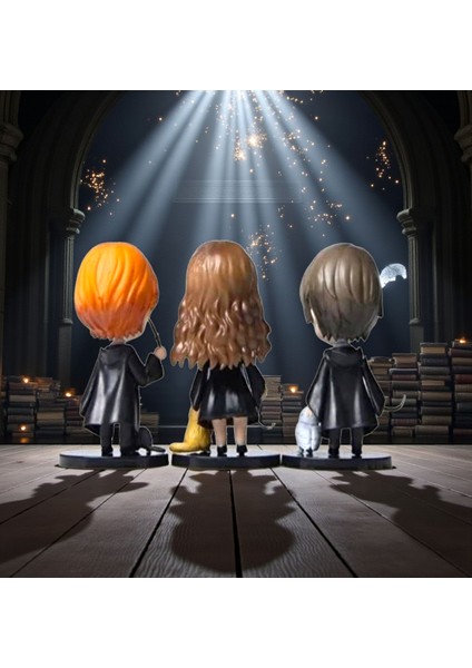 Harry Potter Figür Seti 3'lü-Harry Hermione Ron fiyatları
