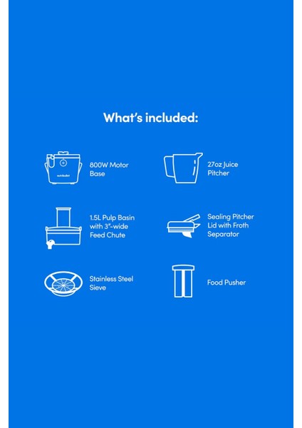 Meyve Sıkacağı, 800, 1,5 L modelleri