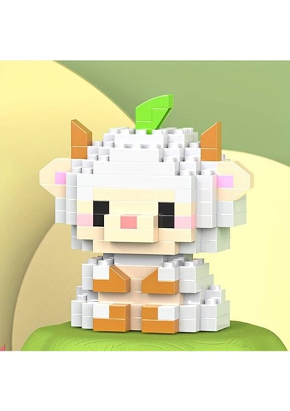 Mini Hayvan Yapı Blokları - Minik Kuzuş