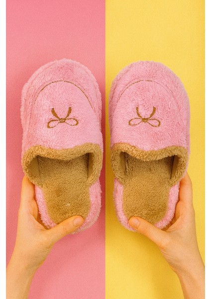 Amore Kapalı Kadın Ev Terliği Günlük Rahat Kışlık Terlik