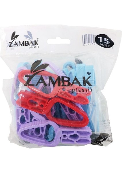 Zambak Yaysız Mandal 15 Adet