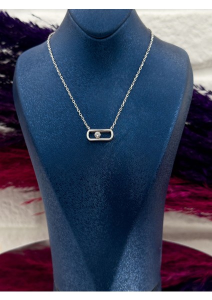 925 Ayar Gümüş Özel Tasarım Zarif Kadın Kolye