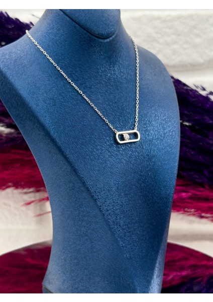 925 Ayar Gümüş Özel Tasarım Zarif Kadın Kolye fiyatları