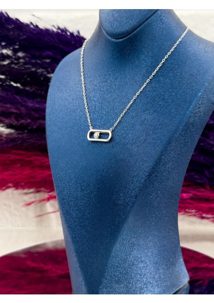 925 Ayar Gümüş Özel Tasarım Zarif Kadın Kolye modelleri