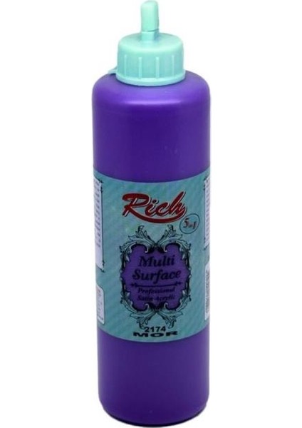 Rich Akrilik Boya Multi Surface 500 cc Mor 500-2158