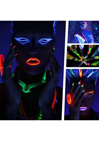 6’lı Neon Boya – Uv Işıkta Parlayan Makyaj Seti