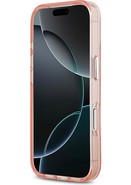 iPhone 17 Pro Kılıf Karl Lagerfeld Lisanslı Parlayan Simli Karl & Choupette Heads Kapak Pembe indirimleri