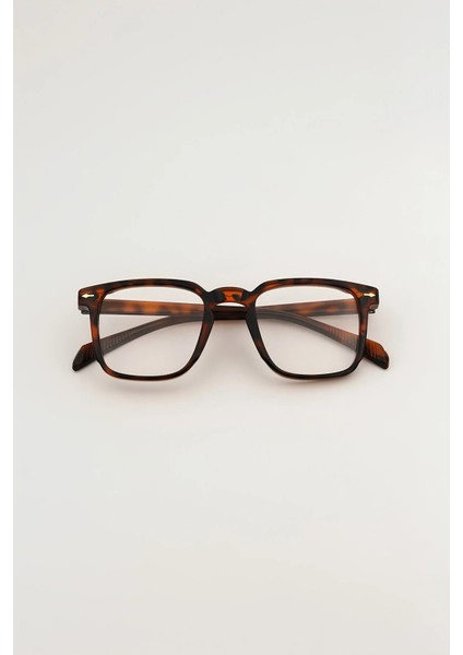 Kare Kesim Mavi Işık Korumalı UV400 Filtre Gözlük