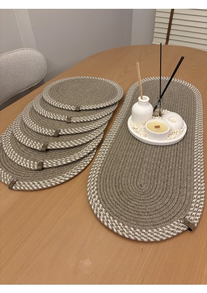 Herakles 6 Adet Supla+Runner Set 33 cm -Amerikan Servis Hasır