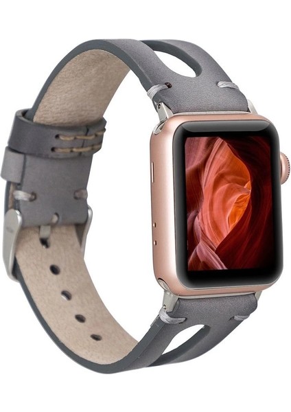 Apple Watch Uyumlu Deri Kordon Ba2 42-44-45MM RST9EF