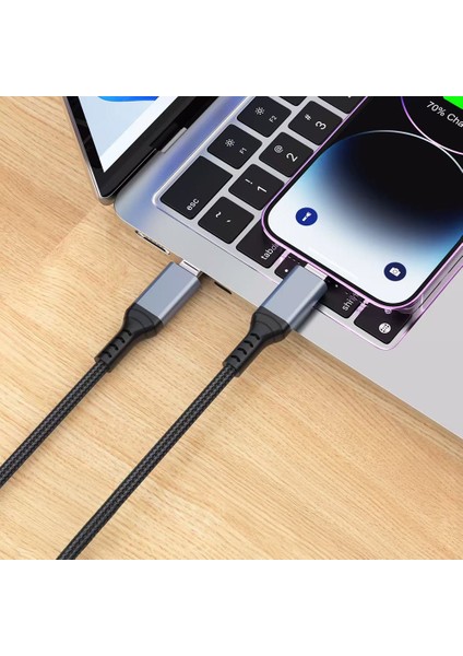 GD-UC639 Type-C To Lightning Pd Hızlı Şarj Kablosu 27W 3m Siyah fiyatları