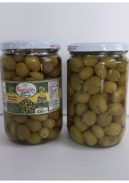 Yeşil Zeytin-El Kırması (Cam Kavanoz) fiyatları