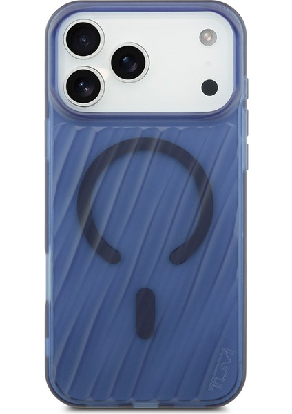 iPhone 17 Pro Max Uyumlu Kılıf Tumı Orjinal Lisanslı M-Safe Şarj Özellikli Transparan Kapak Mavi modelleri