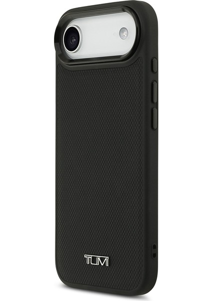 iPhone 17 Air Uyumlu Kılıf Tumı M-Safe Şarj Özellikli Deri Noktalı Dizayn Kapak Siyah fiyatları