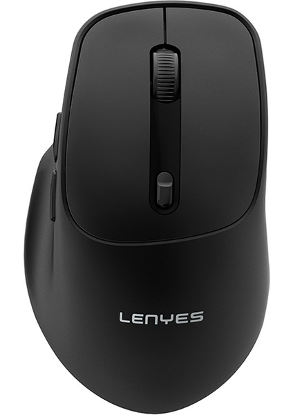 WS105 Sessiz Buton Tasarımlı Çift Bluetooth Bağlantılı 2.4g Kablosuz Mouse 1600 Dpı Siyah