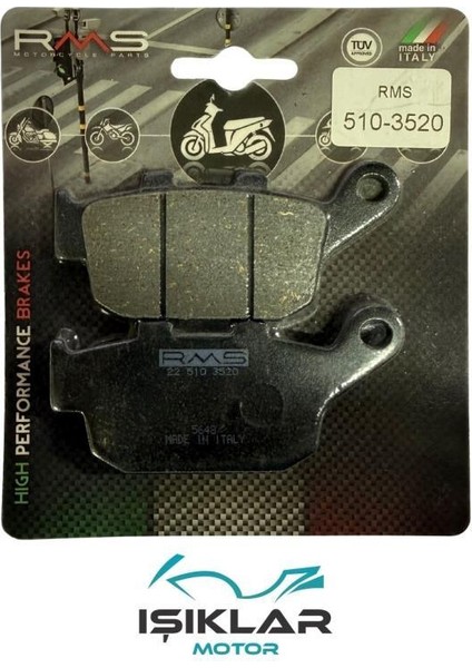 Honda Cbr 500 R Arka Fren Balatası Rms