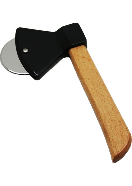 Ahşap Saplı Balta Hamur Pizza Ruleti (5361)