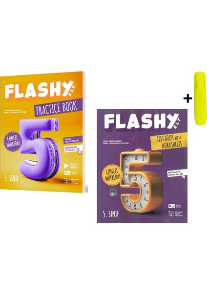 Flashy 5.sınıf Practice Book ve Test Book Yeni