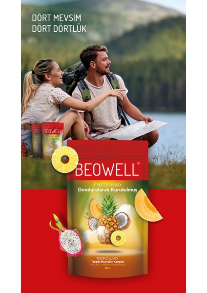 Tropical Mix – Freeze Dried Dondurularak Kurutulmuş Tropik Meyveler Karışımı fırsatları