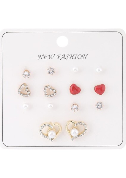 Bijuteri Set Küpe Gold