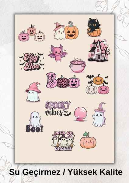 Cadılar Bayramı Temalı, Sticker Ajanda Bullet Journal YRM0017