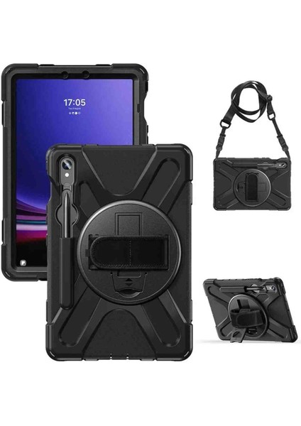 Galaxy Tab S10 Lite Uyumlu 10.9" Tam Koruma Sağlayan Zırhlı Silikon Şok Emici Tablet Kılıfı indirimleri