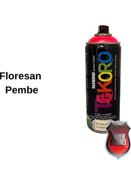 Akrilik Sprey Boya Tekoro 400 ml – Metal, Plastik, Ahşap Cam ve Oto Yüzeylere Uygun Renkler