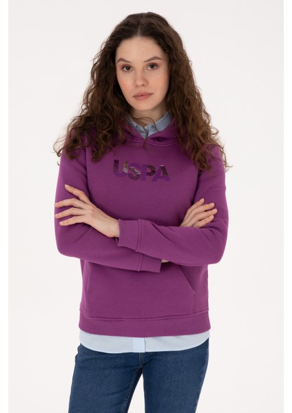 Kadın Menekşe Sweatshirt 50307711-VR037
