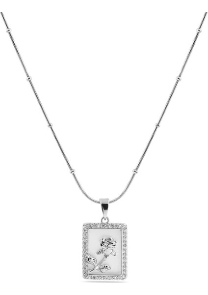 Çelik Tarot Kolye 45CM