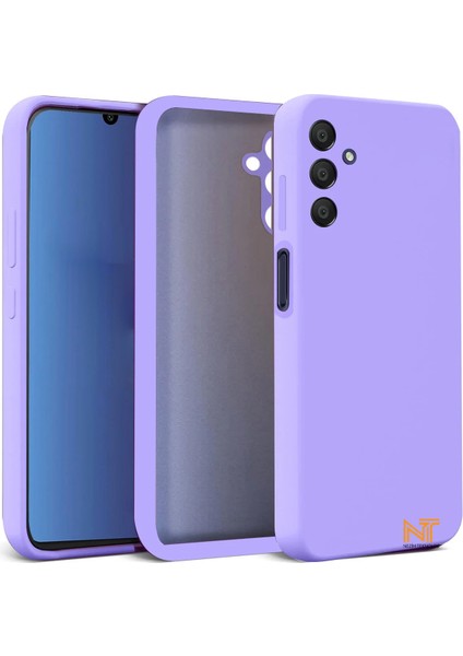 Oppo A5 2025 Uyumlu Kadife Iç Yüzeyli Kamera Korumalı (Şık Tasarım) Silikon Kapak