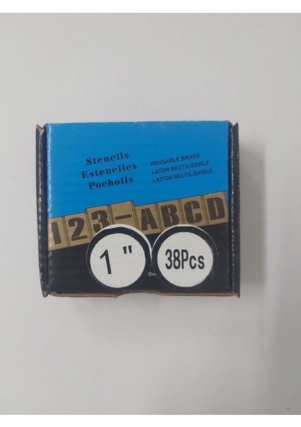 Harf Rakam Şablon Seti Prinç 25 mm 38 Parça fiyatları