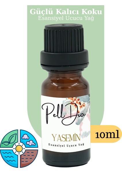 Yasemin Esansiyel Uçucu Yağ, Buhurdanlık Yağı, Difüzör Esansı, Oda Kokusu 10ML