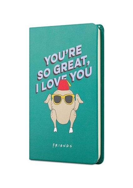 Mabbels Sert Kapak Lastikli Mini Defter Friends Hindi Yeşil 80 Yp 9X14 DFT-388296