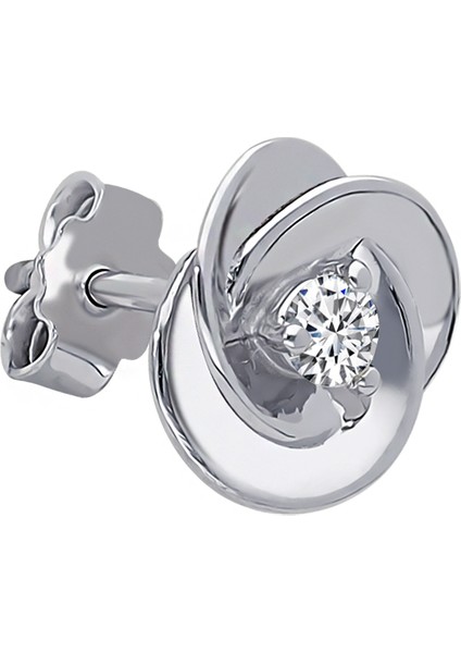 Güç Döngüsü Pırlanta Tektaş Erkek Küpesi 0423E0069 fiyatları