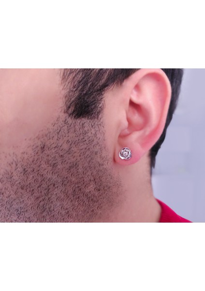 Güç Döngüsü Pırlanta Tektaş Erkek Küpesi 0423E0069 modelleri